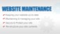 Website Maintenance